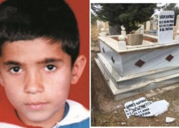 12 yaşındayken 13 kurşunla katledilen Uğur Kaymaz ve babası Ahmet Kaymaz'ın mezarına saldırı