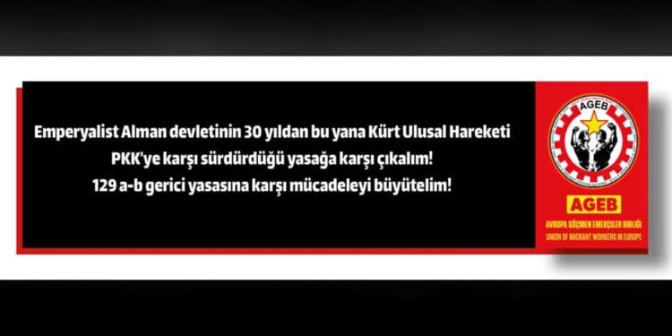 AGEB 129 a/b yasasına karşı açıklama yaparak mücadele çağrısında bulundu