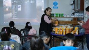 Şahintepe'de çocuklar film gösteriminde buluştu