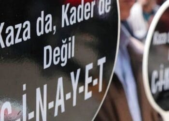 "Kaza da, Kader de Değil Cinayet" dövizi
