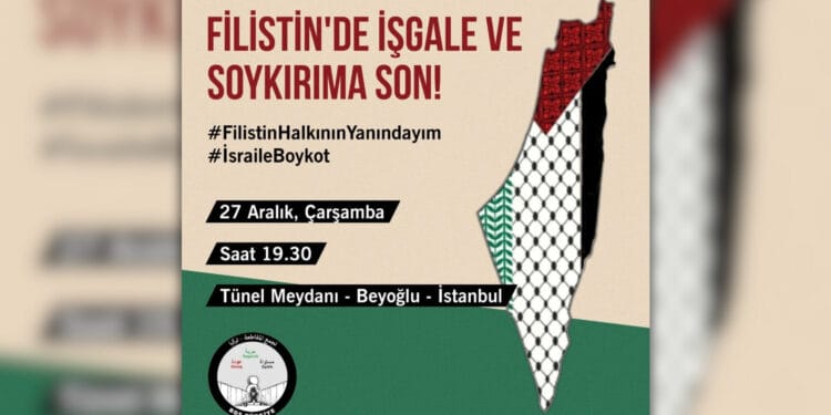 BDS Türkiye'den eylem çağrısı