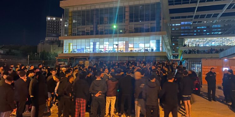 Mersin'de KYK yurdunda eylem