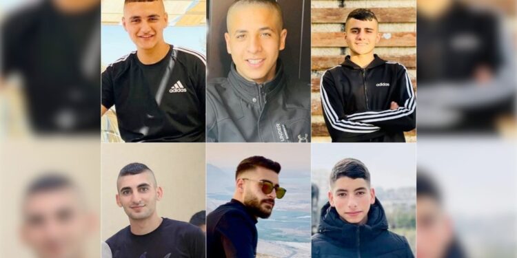 Batı Şeria'da 6 Filistinli katledildi