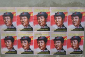 Danimarka'da Mao posteri.