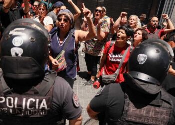 Arjantin'de protestolar