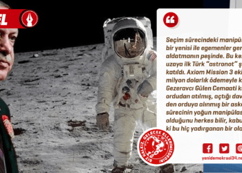 Batıyoruz ama uzaydayız!