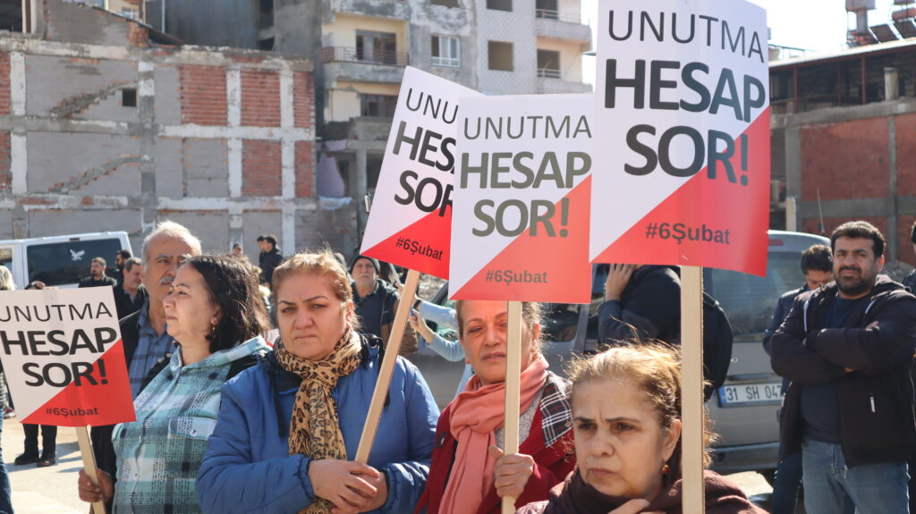 Samandağ deprem anması 2024