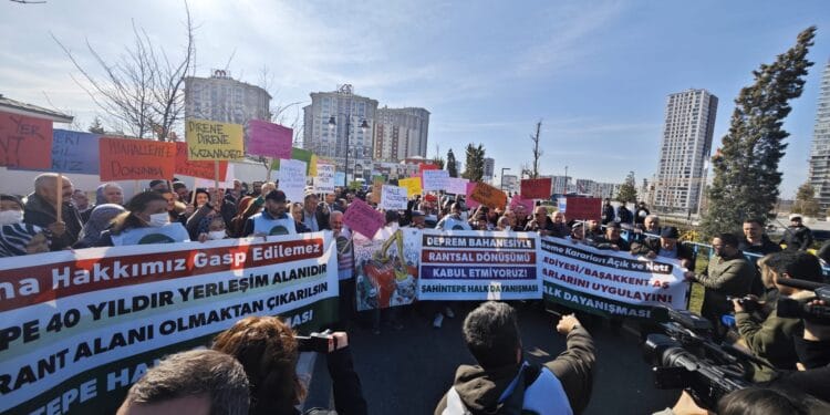 Şahintepe halkı ranta karşı bir araya geldi