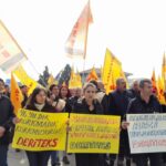 DERİTEKS Genel Başkanı'na yönelik silahlı saldırı protesto edildi