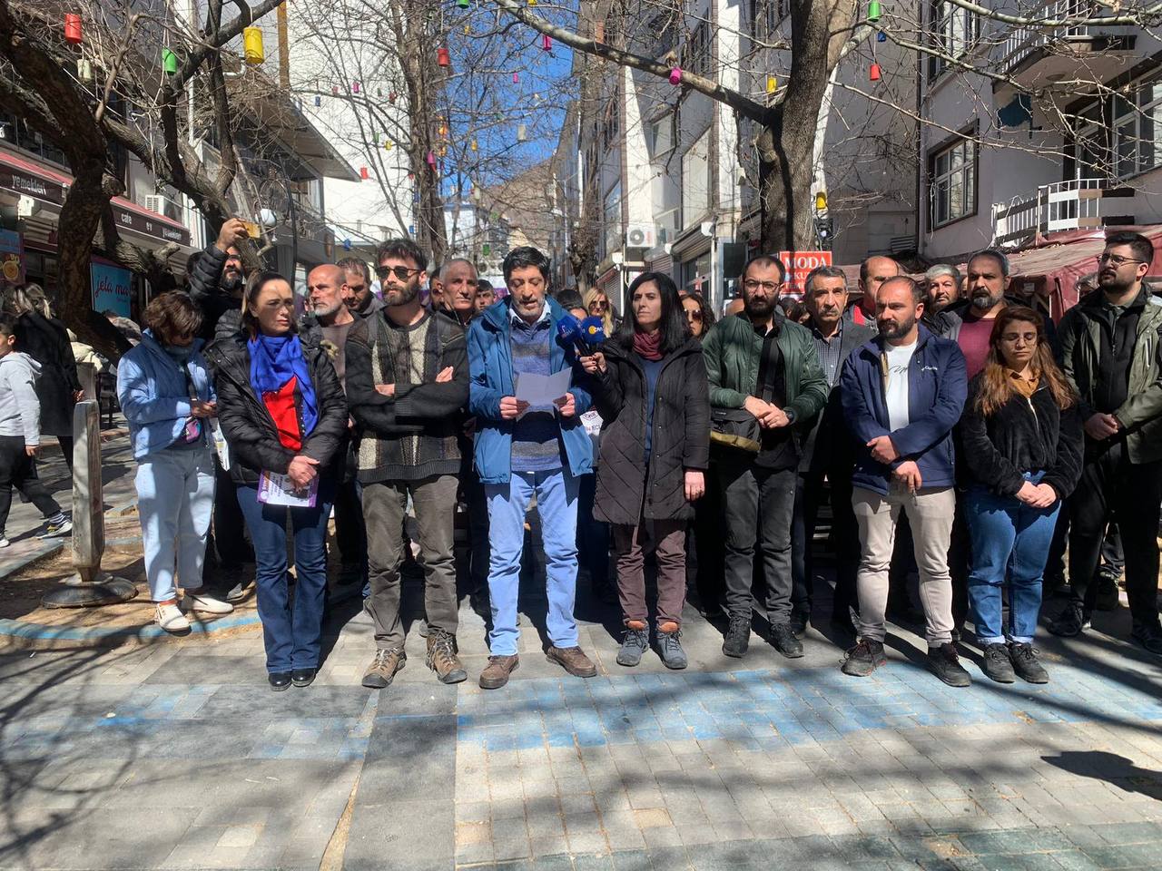 Dersim’de basın emekçilerinden eylem