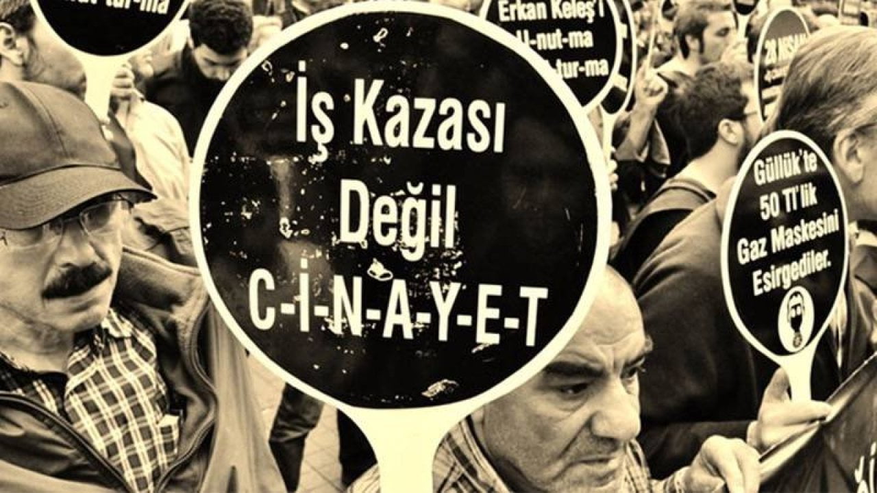 "İş kazası değil cinayet"