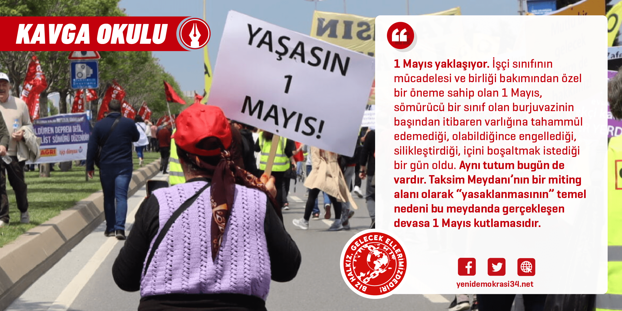 1 Mayıs için Örgütlenelim