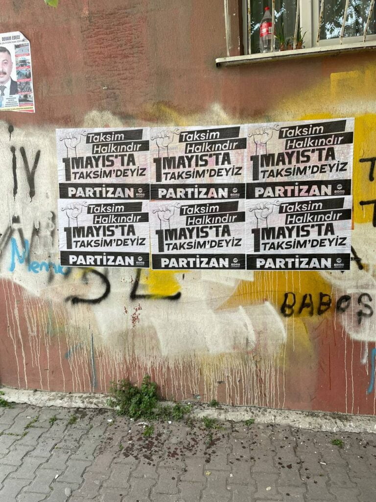 Partizan'dan 1 Mayıs çağrısı