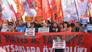 1 Mayıs tutsakları için eylem