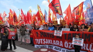 1 Mayıs tutsakları için eylem