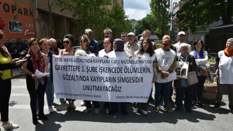 Gayrettepe Siyasi Şube önünde eylem