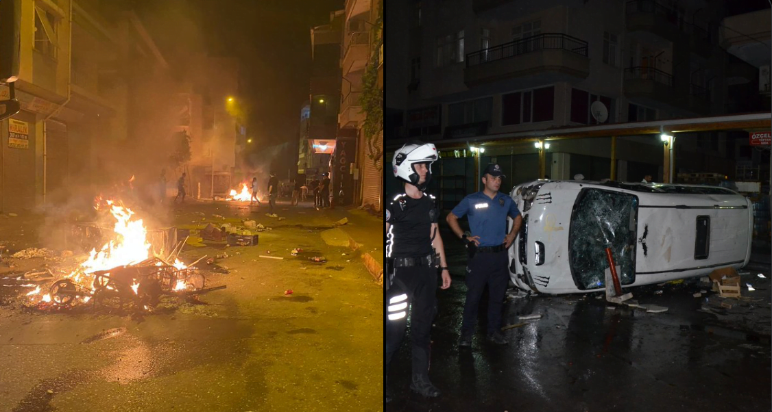 Suriyelilerin mallarına zarar verildi