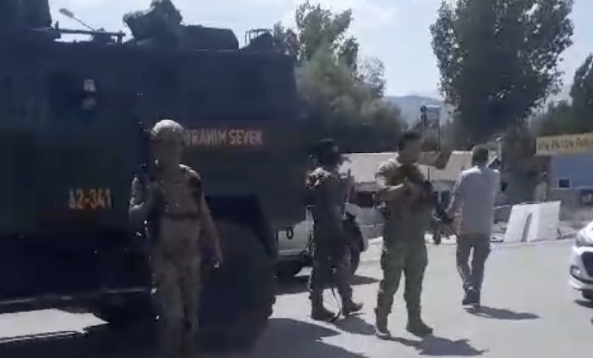 Ovacık'ta polis terörü