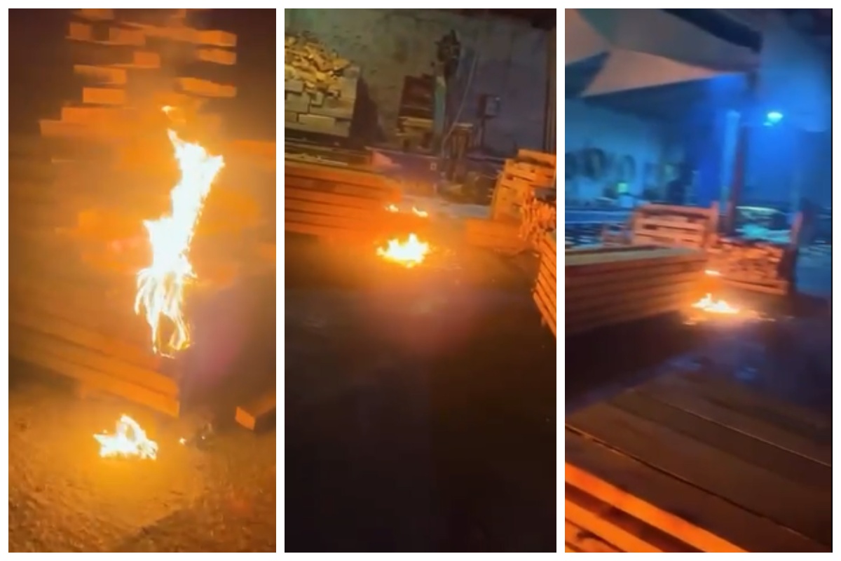 Reşit Kibar’ın katilinin kereste atölyesi boşaltılmayınca ateşe verildi