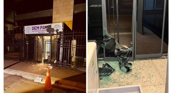 DEM Parti Genel Merkez binası faşist saldırı