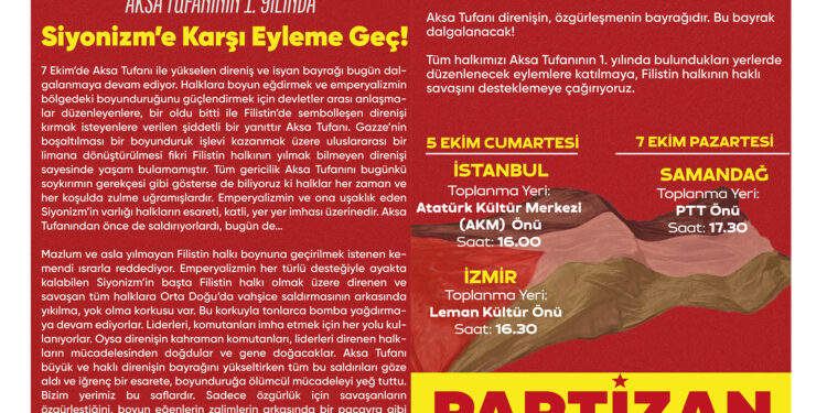 Partizan'dan çağrı