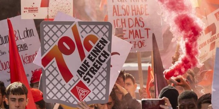 Almanya'da metal işçilerinin grevi