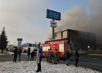 Kayseri'de fabrika yangını