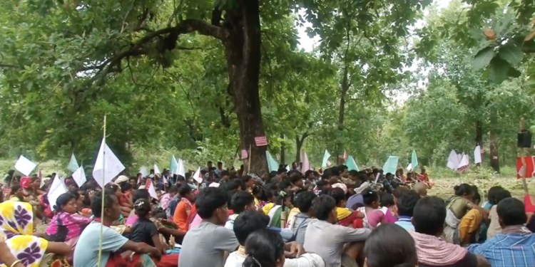 HKP (Maoist) kitlesel bir buluşma düzenledi.
