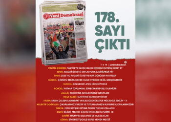 Yeni Demokrasi Gazetesi'nin 178. sayısı çıktı!